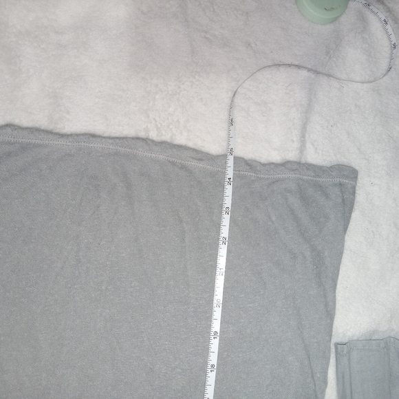 5 for $10 J Crew Gray Linen Blend Longsleeve Half Button Down Top size XL - Picture 3 of 8